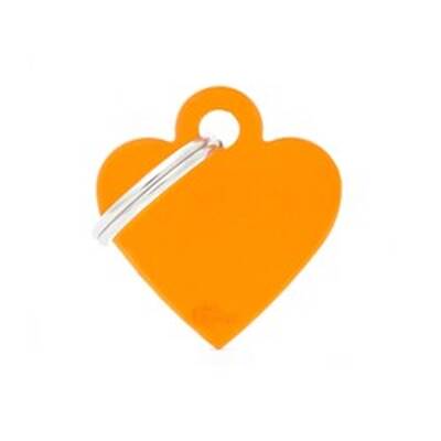 Ταυτότητα Basic Καρδιά Πορτοκαλί Large