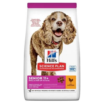 HILLS Senior Dog 11+ Small&Mini Chicken 1.5kg