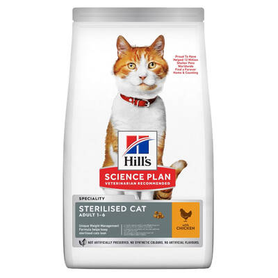 HILLS Adult Sterilised Cat Chicken 300g