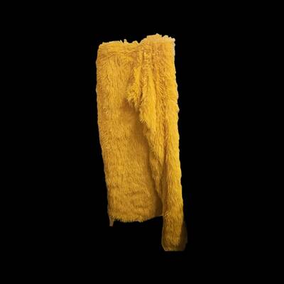 DPF4DPIK100  Κουβέρτα fluffy Κιτρινη 100x75cm