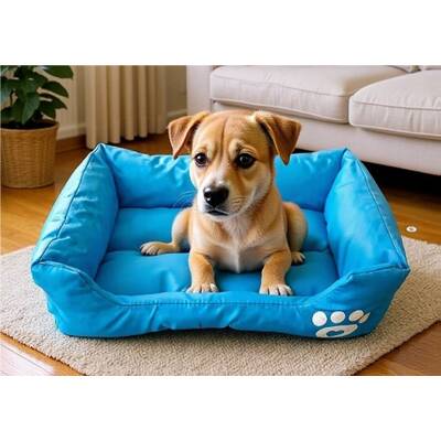 DENIKPETS Τιρκουάζ Αδιάβροχο Κρεβάτι XL 80*60*13cm