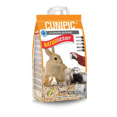 CUNIPIC Naturlitter Corn - Υπόστρωμα τρωκτικών/πτηνών 31lt