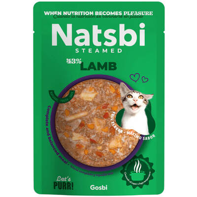 NATSBI Steamed Lamb Cat 80gr