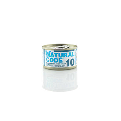 NATURAL CODE Adult Cat Tuna&White Fish 85gr