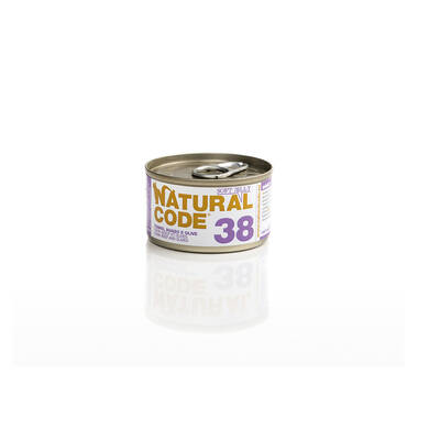NATURAL CODE Adult Cat Tuna&Beef&Olives 85gr