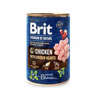BRIT Premium Cans Chicken with Hearts 400gr