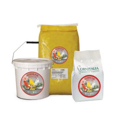 Ornitalia - Selenium Plus Bianco - Ουδέτερη ξηρή αυγοτροφή για λιποχρωμικά καναρίνια - 1kg