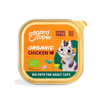 EDGARD COOPER Organic Chicken Cat Pate 85gr