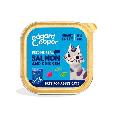 EDGARD COOPER Salmon & Chicken Cat Pate 85gr