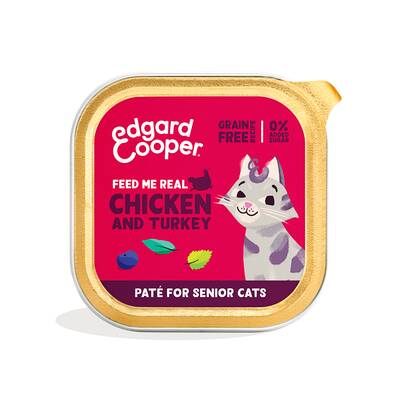 EDGARD COOPER Chicken & Turkey Senior Pate 85gr