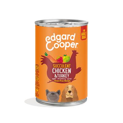 EDGARD COOPER Chicken & Turkey Adult Wet 400gr