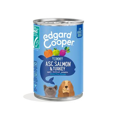 EDGARD COOPER Salmon & Turkey Adult Wet 400gr