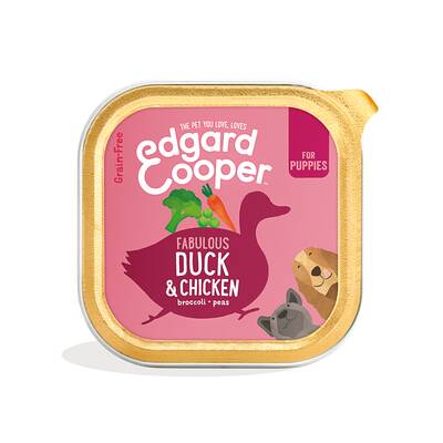 EDGARD COOPER Duck & Chicken Puppy Wet 150gr