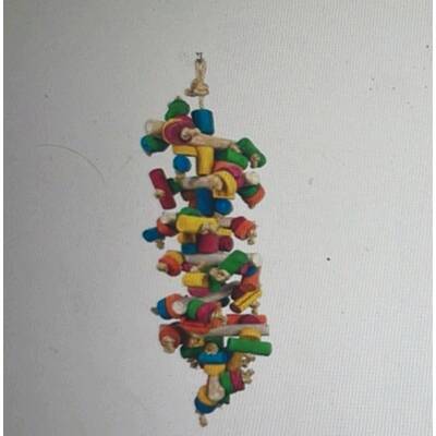 BIRDS KINGDOM Παιχνίδι για παπαγάλους Java "Tornado" 20x20x60εκ