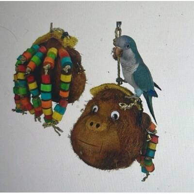 BIRDS KINGDOM Παιχνίδι για παπαγάλους "Miss Monkey" 20x20x45εκ