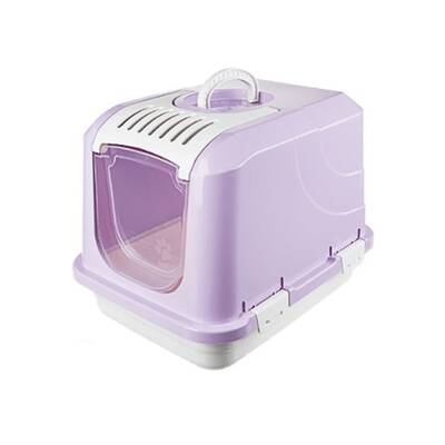 BAGHEERA Κλειστή Λεκάνη Γάτας Μωβ 66x46x46cm