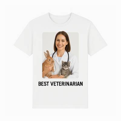 WOOF UP T-Shirt Unisex Λευκό M