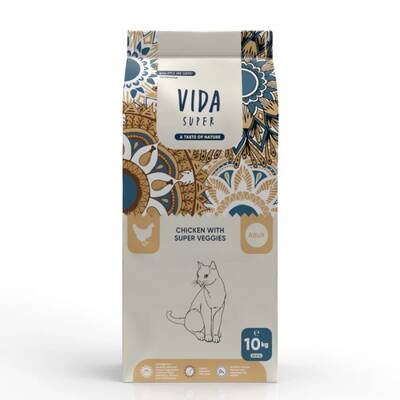 VIDA SUPER Cat Chicken With Veggies Adult 10kg