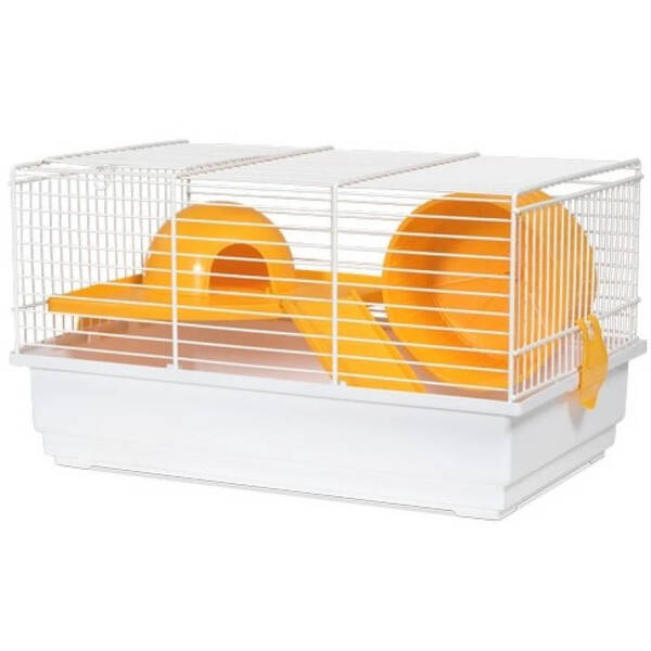 VOLTREGA Κλουβί Για Χάμστερ Άσπρο 39x26x22cm