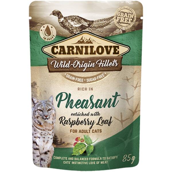 CARNILOVE cat φακ.pheasant & Raspb.85g CARNILOVE cat φακ.pheasant & Raspb.85g