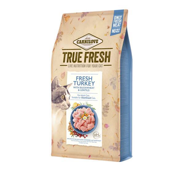 CARNILOVE True Fresh Cat Adult Sterilized Turkey 1.8kg CARNILOVE True Fresh Cat Adult Sterilized Turkey 1.8kg