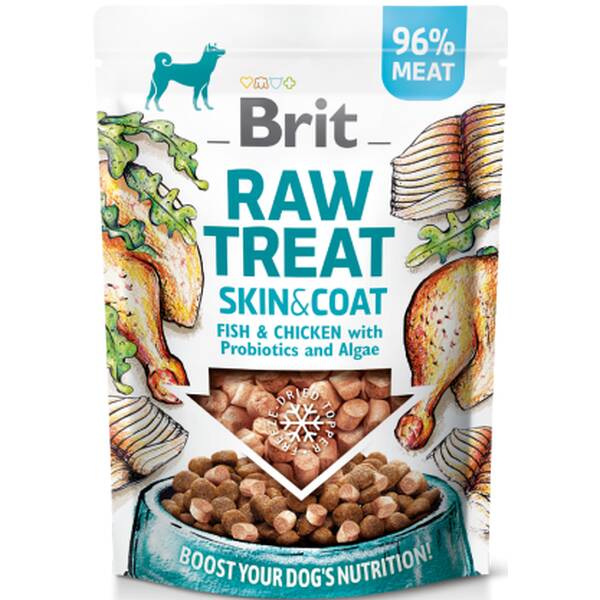 BRIT Raw Treat Skin&Coat Fish&Chicken 40g BRIT Raw Treat Skin&Coat Fish&Chicken 40g