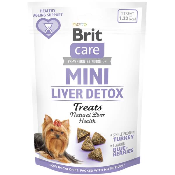 Brit Care Mini Dog Treats Liver Detox 50gr