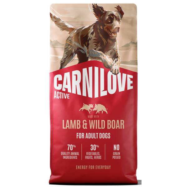 CARNILOVE Dog Active Adult Lamb & Wild Boar 12kg