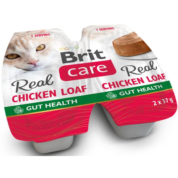 BRIT Care Cat Loaf Real Chicken 2x37g