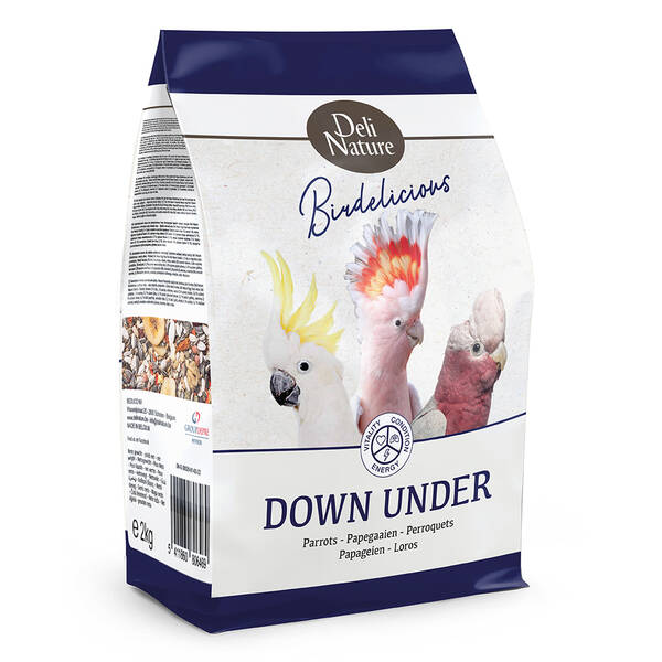 DELI NATURE Birdelicius Parrots Down Under 2kg DELI NATURE Birdelicius Parrots Down Under 2kg