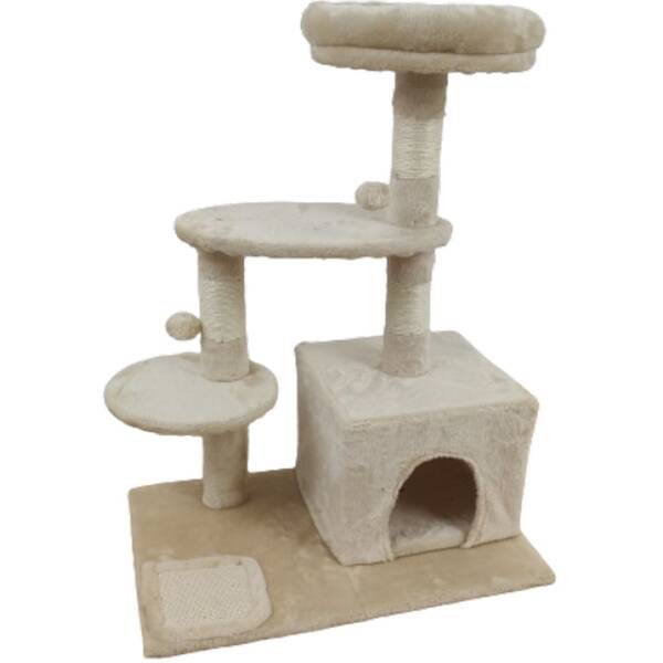 DENIKPETS Ονυχοδρόμιο Μπέζ CTB7 60*84*84cm