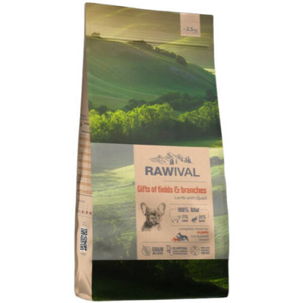 RAWIVAL Dog Gifts Of Fields & Branches Puppy Toy/Small 2.5kg