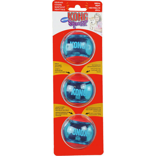 KONG Squeezz Action Red M