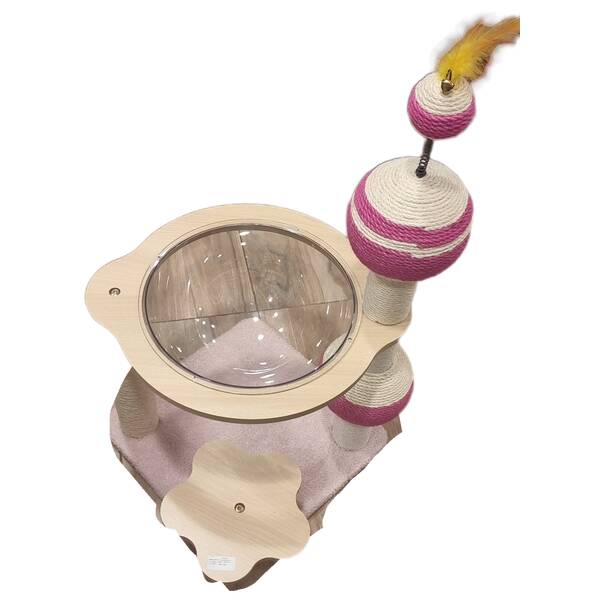 DENIKPETS Ονυχοδρόμιο Γυάλα Space 38*38*72cm