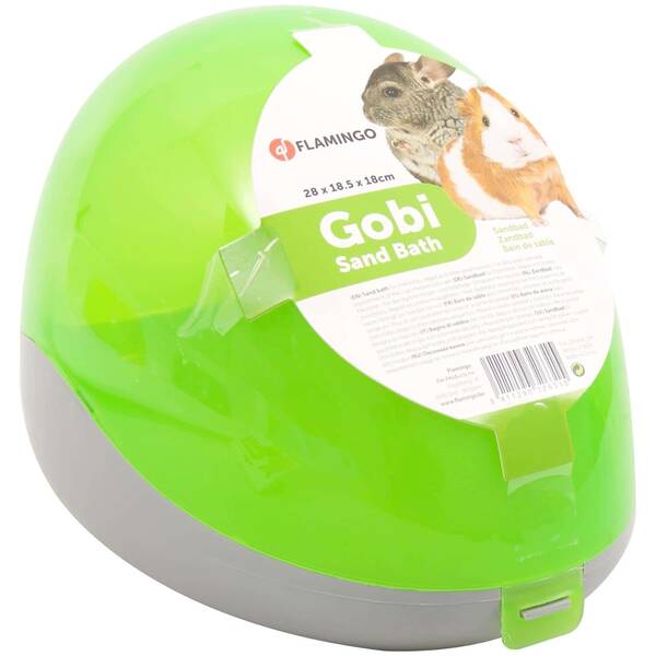 FLAMINGO Sand Bath Small Animals 28x18 cm, 5x18 cm