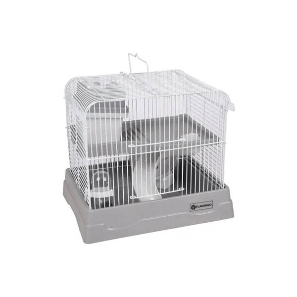 FLAMINGO Hamster Cage Dinky Grey 30x23x26cm