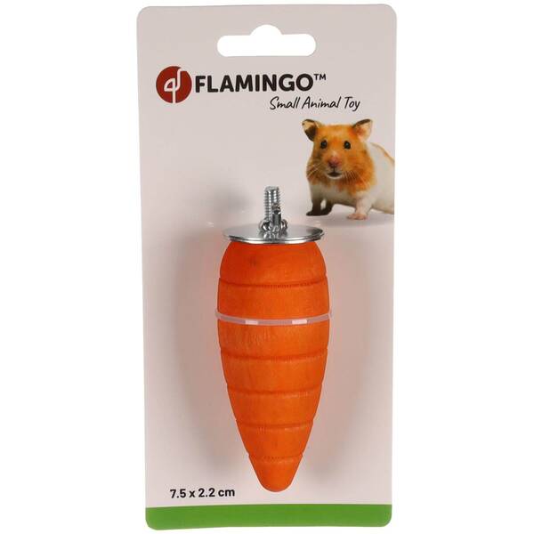 FLAMINGO Nibble wood Caro Orange 7,5x2 cm