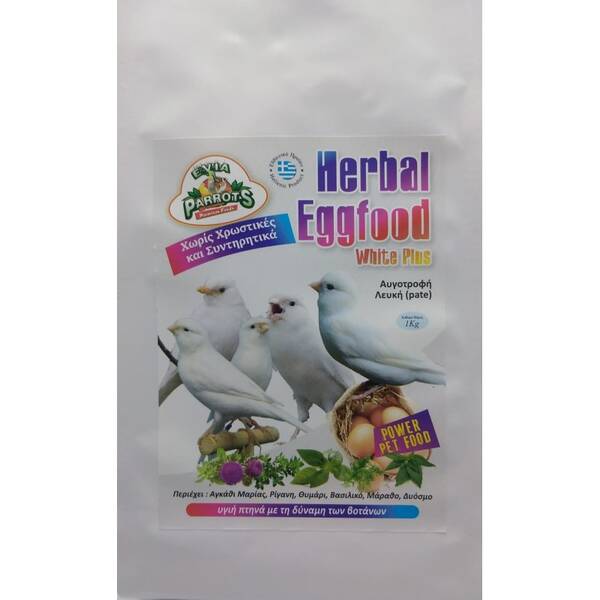 EVIA PARROTS Herbal Eggfood White Plus 10kg