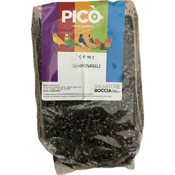 PICO Semi Germinabili  Μείγμα σπόρων βλαστώματος για καναρίνια και ιθαγενή  1kg