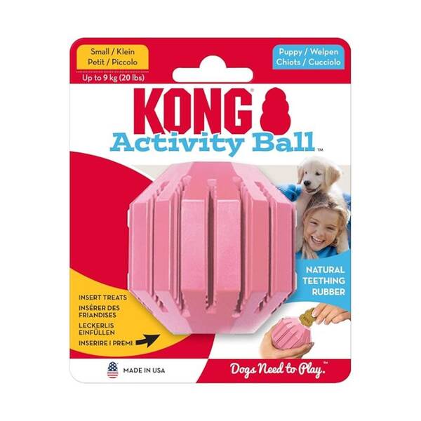 KONG Puppy Pink Activity Ball S