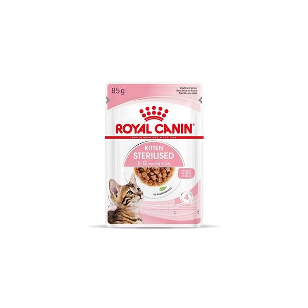 ROYAL CANIN Kitten Sterilised Gravy 85gr ROYAL CANIN Kitten Sterilised Gravy 85gr