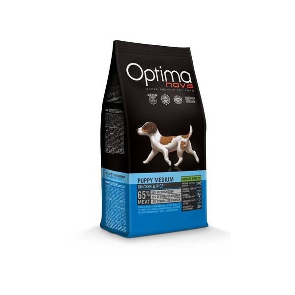 OPTIMA NOVA Puppy Medium Chicken&Rise 2kg