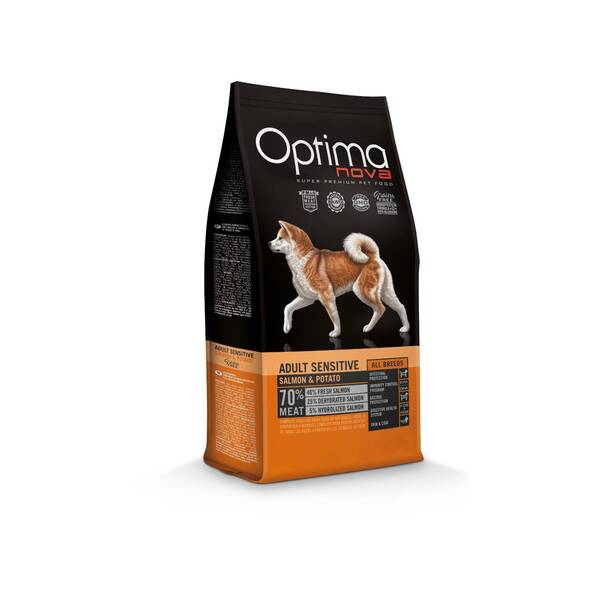 OPTIMA NOVA Adult Sensitive Salmon&Potato 12kg