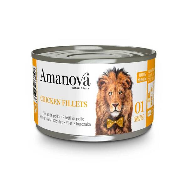 AMANOVA Chicken Fillets Broth 70gr AMANOVA Chicken Fillets Broth 70gr