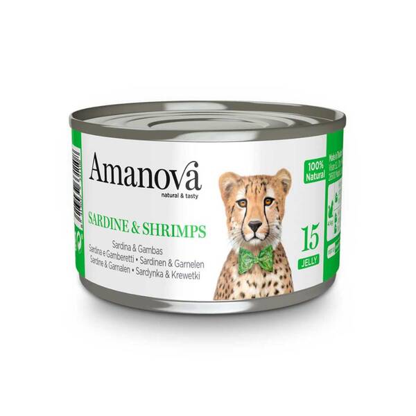 AMANOVA Sardines&Shrimps Jelly 70gr AMANOVA Sardines&Shrimps Jelly 70gr