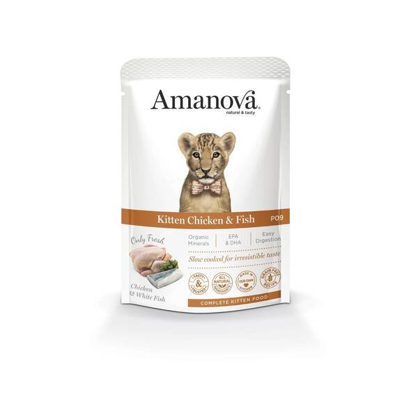 AMANOVA Kitten Chicken&Fish 85gr AMANOVA Kitten Chicken&Fish 85gr