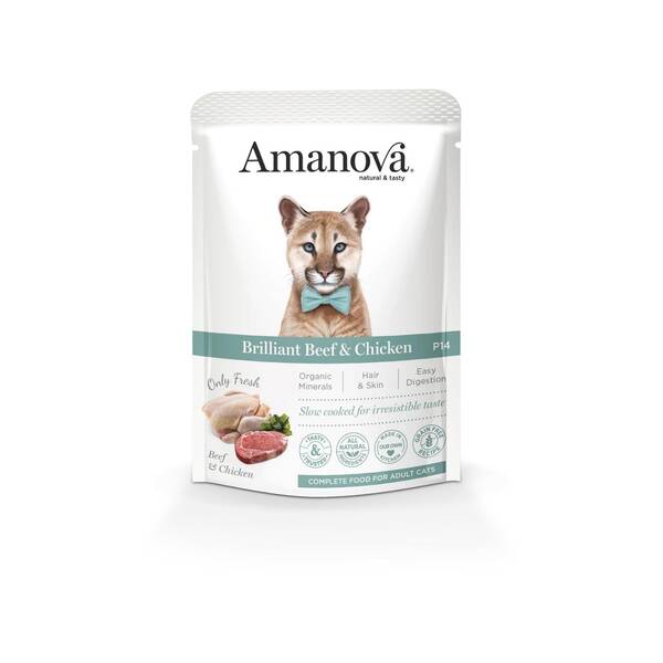 AMANOVA Sterilized Beef&Chicken 85gr AMANOVA Sterilized Beef&Chicken 85gr
