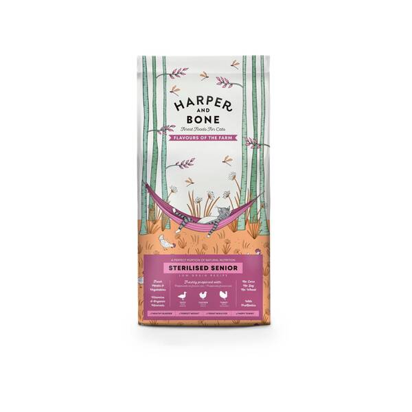 HARPER&BONES Senior Sterilised Flavours Farm 2kg