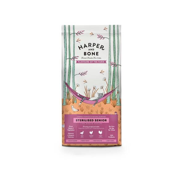 HARPER&BONES Senior Sterilised Flavours Farm 2kg HARPER&BONES Senior Sterilised Flavours Farm 2kg