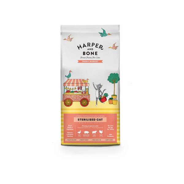 HARPER&BONES Sterilised Fresh Market 2kg HARPER&BONES Sterilised Fresh Market 2kg